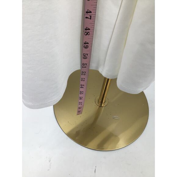 LULU'S S White Impress Release Off-the-Shoulder Puff Sleeve Jumpsuit NEW B95 - Picture 5 of 12